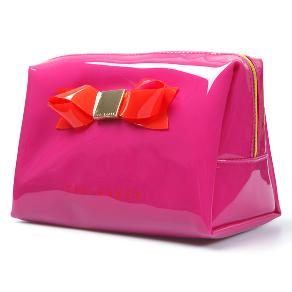 Ted Baker Womens Pink Ted Baker Jenika Large Bow Wash Bag #4