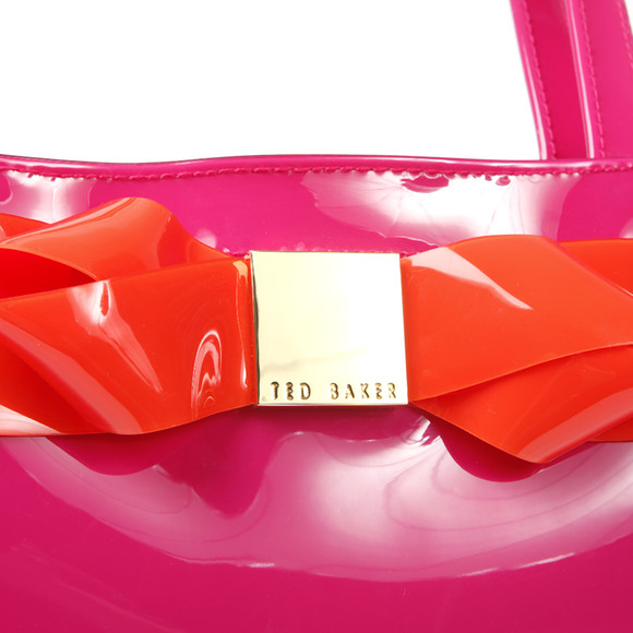 Ted Baker Womens Pink Ted Baker Larcon Bow Icon Bag main image