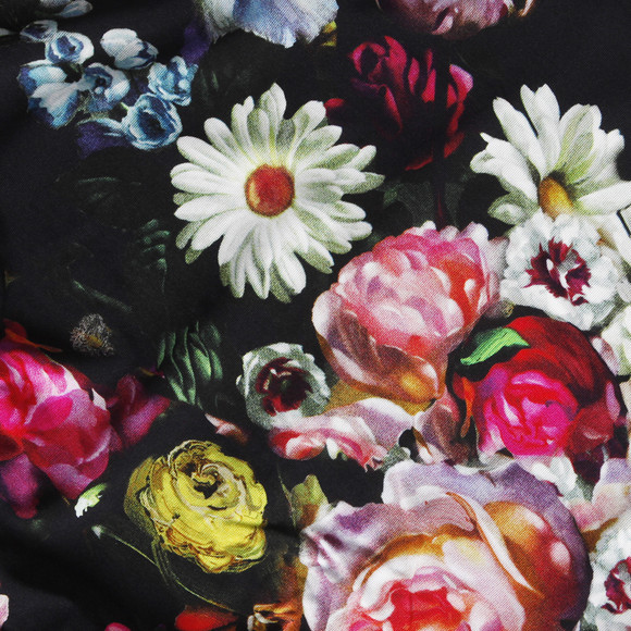 Ted Baker Womens Black Ted Baker Izzie Oil Painting Floral Dress #4