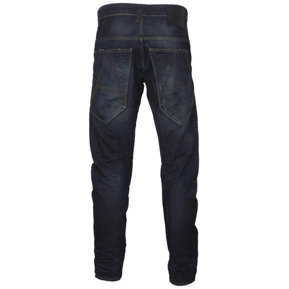 G-Star Mens Blue G-Star A-Crotch Tapered Blight Dark Aged Jean main image