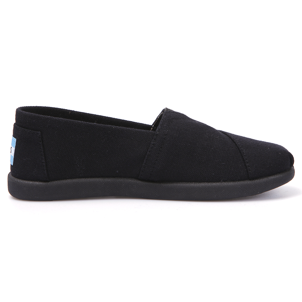 Toms Youth Classic Canvas in Black | Masdings