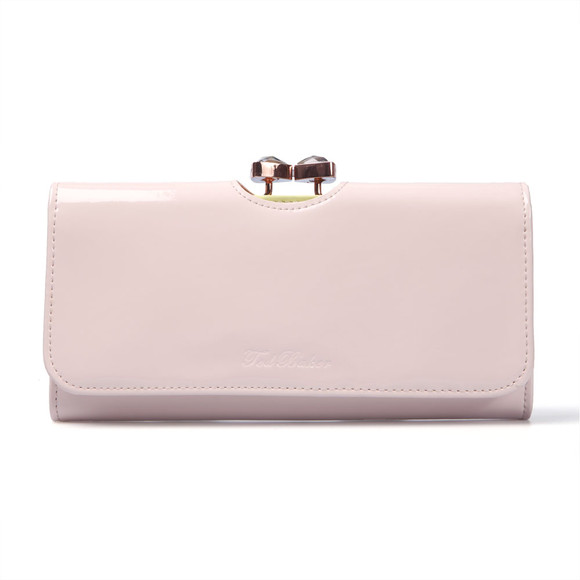 Ted Baker Womens Pink Ted Baker Titiana Bow Crystal Top Bobble Matinee Purse #1