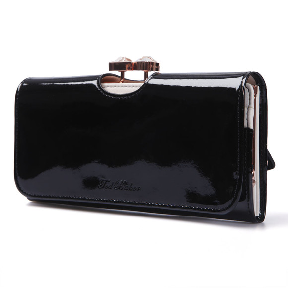 Ted Baker Womens Black Ted Baker Titiana Bow Crystal Top Bobble Matinee Purse main image
