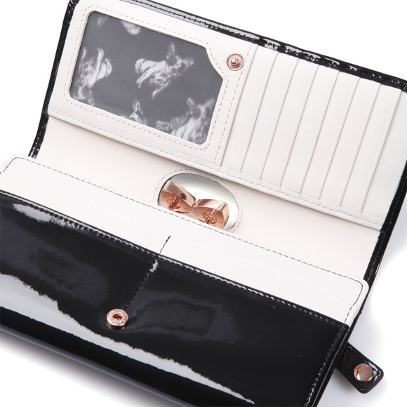 Ted Baker Womens Black Ted Baker Titiana Bow Crystal Top Bobble Matinee Purse main image