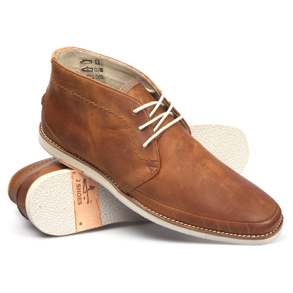 J Shoes Mens Brown J Shoes Volunteer Mid Brown Mid Boot main image