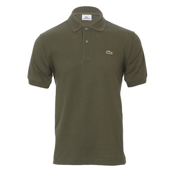 Lacoste Mens Green L1212 Brousse 6LY Plain Polo Shirt main image