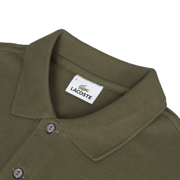 Lacoste Mens Green L1212 Brousse 6LY Plain Polo Shirt main image