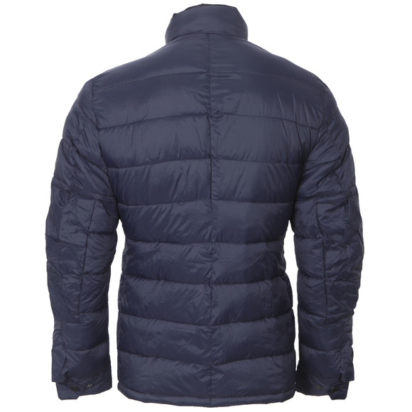 Barbour Int. Steve McQueen Mens Blue  Jefferies Baffle Quilted Jacket main image