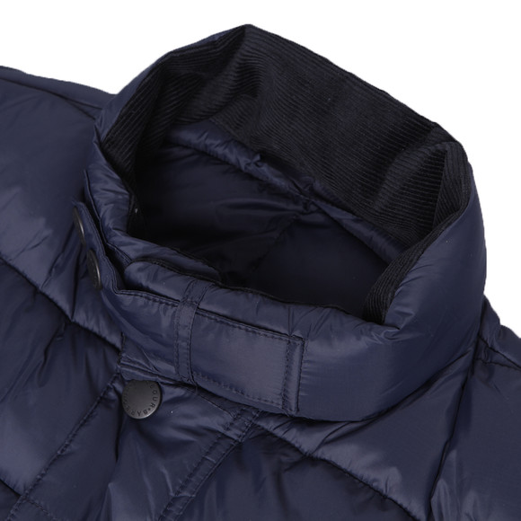 Barbour Int. Steve McQueen Mens Blue  Jefferies Baffle Quilted Jacket main image