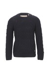 Scotch & Soda Mens Blue Scotch & Soda Navy Structured Monsanto Jumper