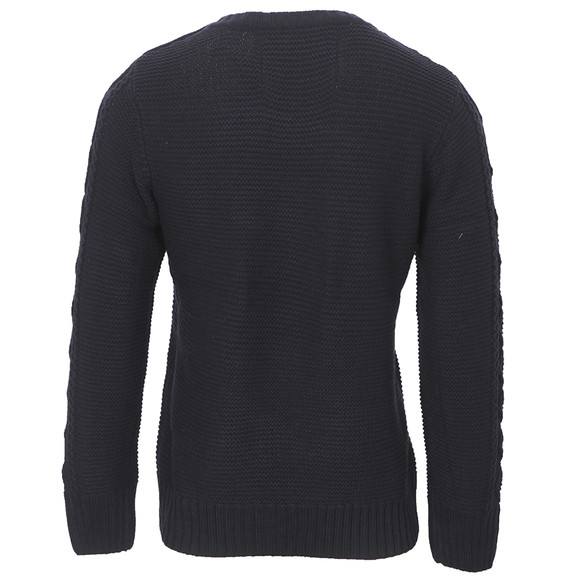 Scotch & Soda Mens Blue Scotch & Soda Navy Structured Monsanto Jumper main image
