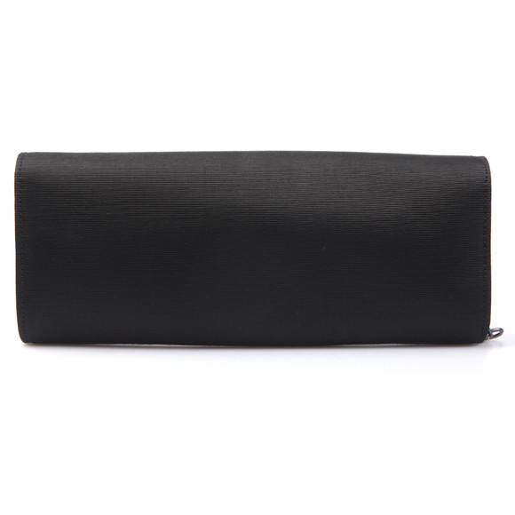 Ted Baker Womens Black Ted Baker Bowla Satin Bow Clutch Bag #2
