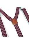 Scotch & Soda Mens Red Scotch & Soda Slim Suspender