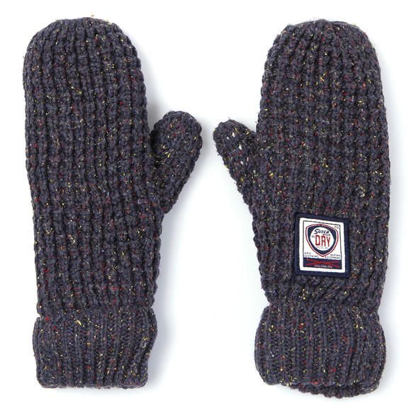 Superdry Womens Blue Superdry New Herders Mitten #2