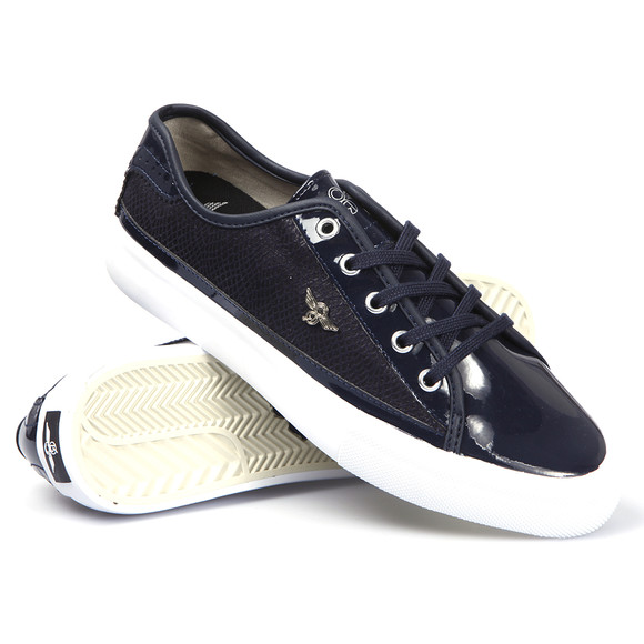 Creative Recreation Mens Blue Creative Recreation Kaplan Patent Snake Trainer main image