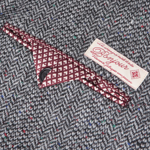 Scotch & Soda Mens Grey Scotch & Soda Tweedy Wool Grey Blazer main image