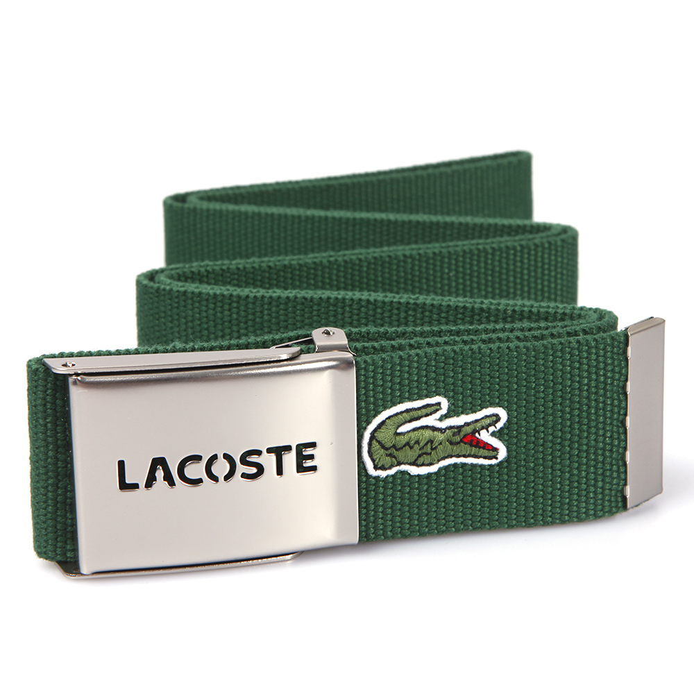 Lacoste RC1287 Fabric Woven Belt Oxygen Clothing