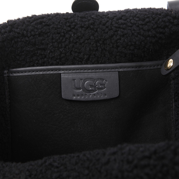 Ugg Womens Black Ugg Gracie Shearling Tote Bag main image