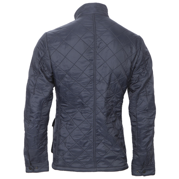 Barbour International Mens Blue Barbour Ariel Petrol Polarquilt Jacket main image