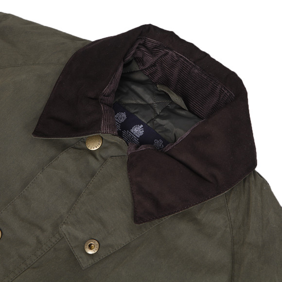 Barbour Lifestyle Mens Green Barbour Moorhen Olive Jacket #3