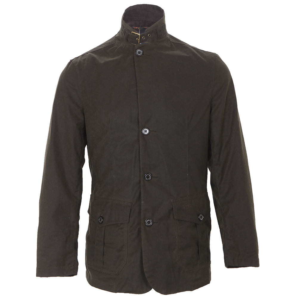 Barbour Lifestyle Barbour Lutz Olive Waxed Jacket Masdings
