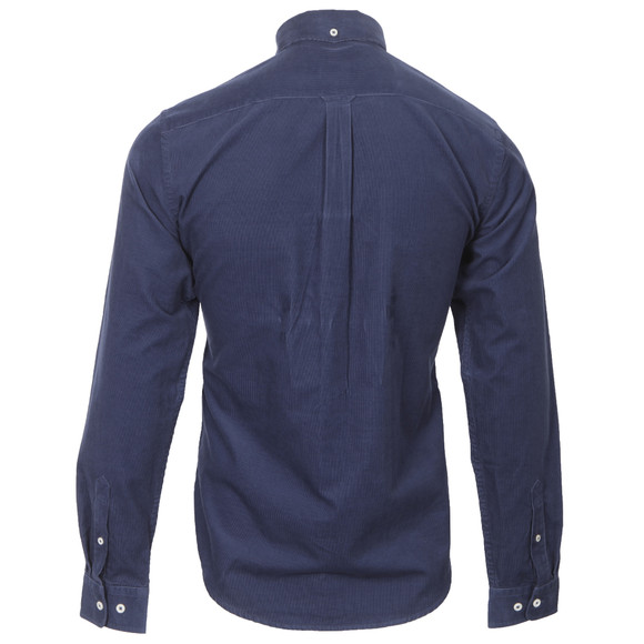 Lacoste Live Mens Blue Lacoste L!ve CH5222 Quessant Cord Shirt main image
