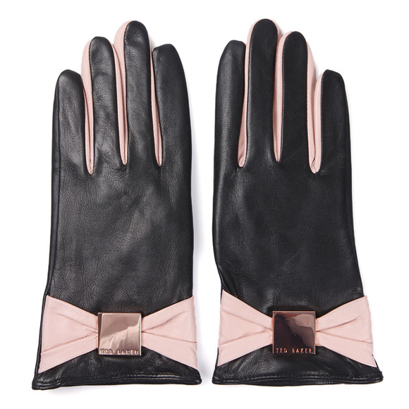 Ted Baker Womens Pink Ted Baker Bowe Leather Tech Glove #2