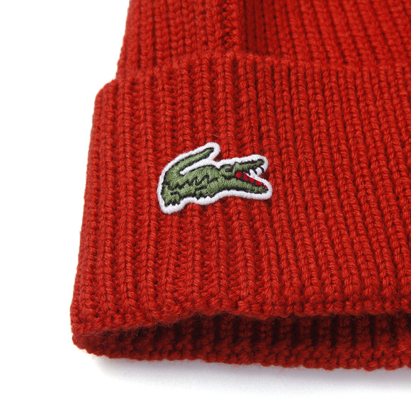 Lacoste Mens Red RB3502 Beanie #2