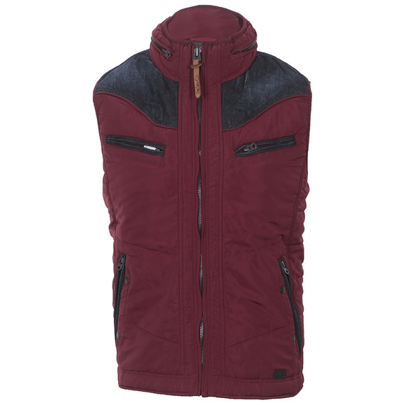 Diesel Mens Red Diesel Wemil Gilet #1