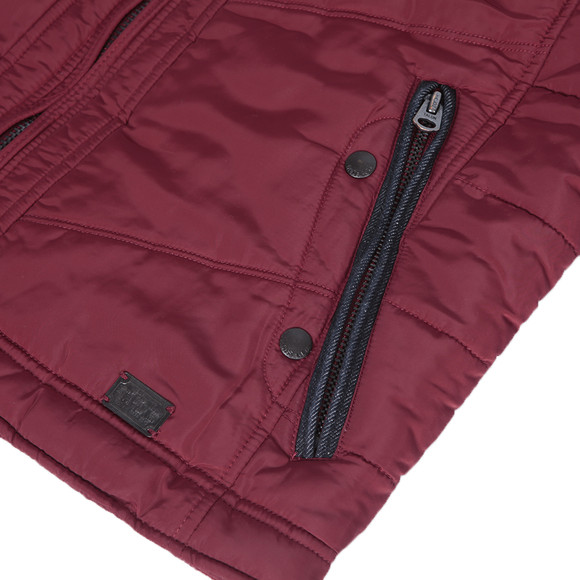 Diesel Mens Red Diesel Wemil Gilet #4