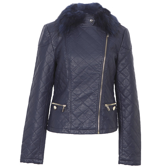 Rino & Pelle Womens Blue Rino & Pelle Navy Lily Jacket #1