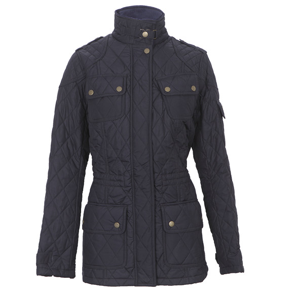 Barbour Lifestyle Womens Blue Speedway Quilted Jacket #1