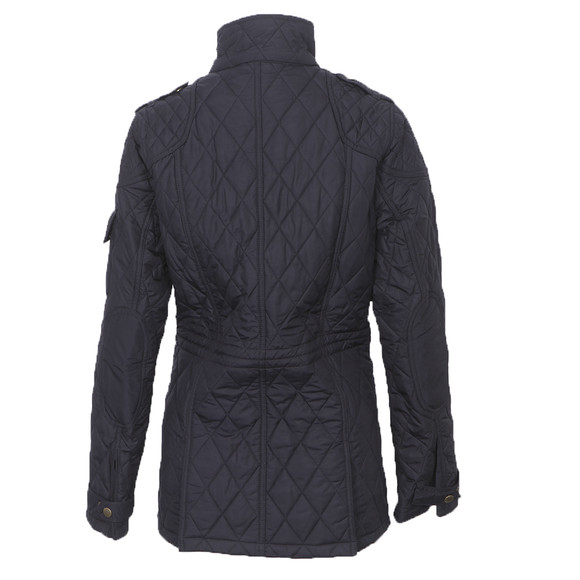 Barbour Lifestyle Womens Blue Speedway Quilted Jacket #2