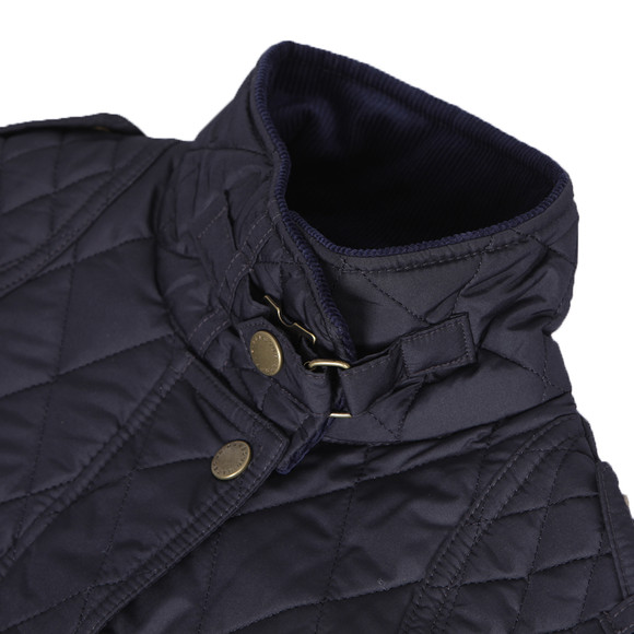 Barbour Lifestyle Womens Blue Speedway Quilted Jacket #4