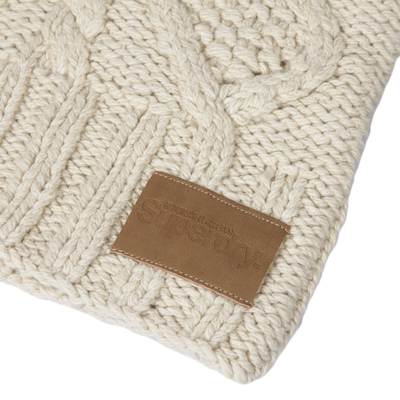 Superdry Womens Off-White Superdry Hamilton Roll Neck Jumper  #3