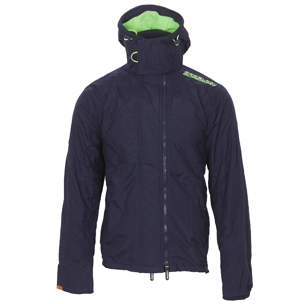 Superdry Hooded Navy/Green Arctic Pop Windcheater Masdings