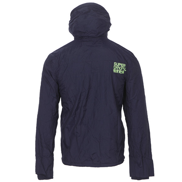 Superdry Mens Blue Superdry Hooded Navy/Green Arctic Pop Windcheater main image