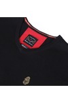 Luke 1977 Mens Black Luke Beechball Black V Neck Jumper