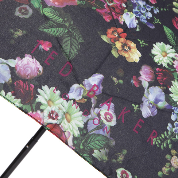 Ted Baker Womens Black Ted Baker Senny Oil Painting Umbrella Icon Bag #3