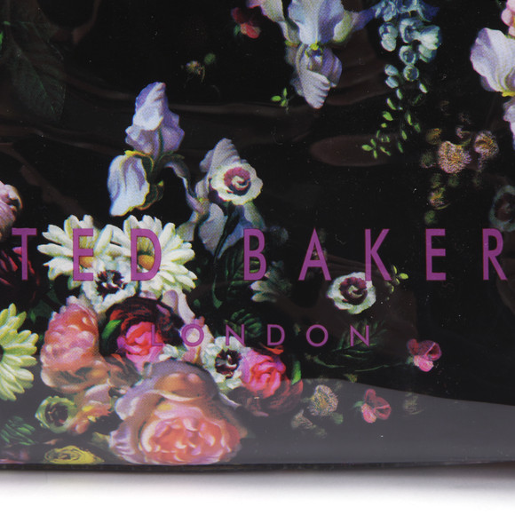 Ted Baker Womens Black Ted Baker Senny Oil Painting Umbrella Icon Bag #7