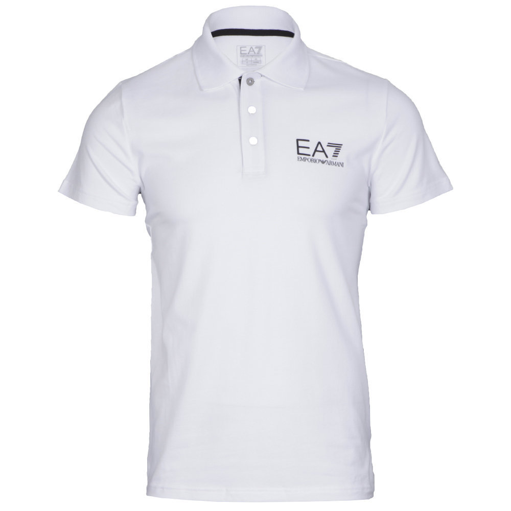 ea7 white polo