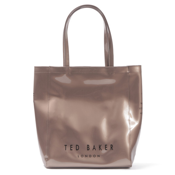 Ted Baker Womens Bronze Ted Baker Gemcon Rosegold Metallic Bow Gem Ikon Bag #2