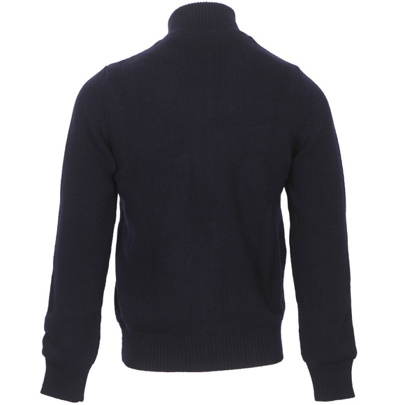 Barbour International Mens Blue Union Zip Thru Jumper main image