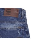 G-Star Mens Blue G-Star 3301 Wisk Denim Light Aged Straight Leg Jean