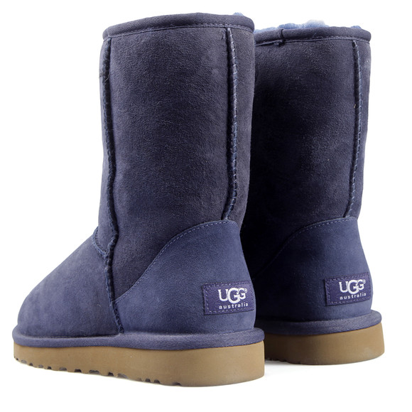 Ugg Womens Blue Classic Short Boot #4