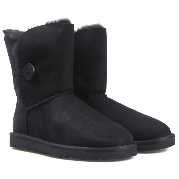 Ugg Womens Black Bailey Button #4