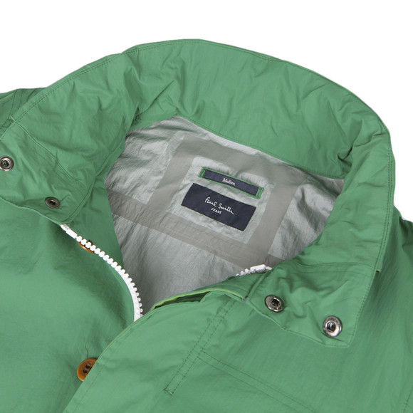 Paul Smith Jeans Mens Green Paul Smith Jeans Green High Collar Zip Front Jacket main image