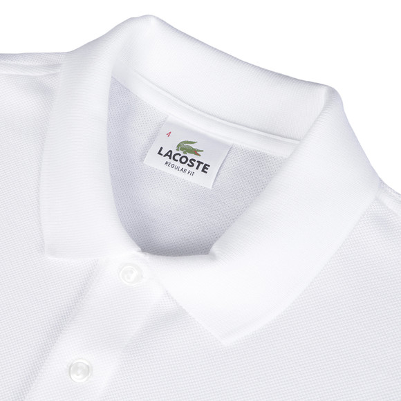 Lacoste Mens White Lacoste White Multi-Striped Polo Shirt #2