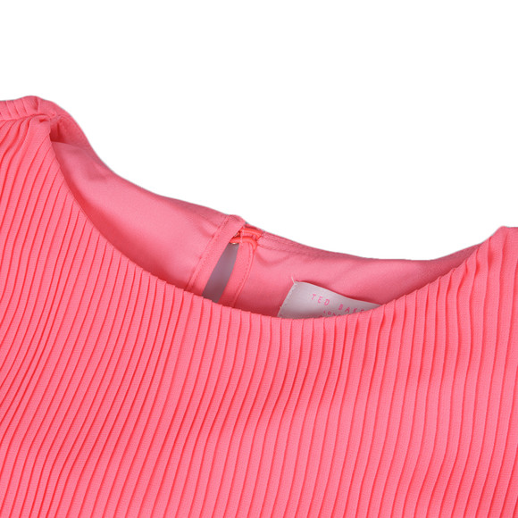 Ted Baker Womens Pink Gyda Long Sleeve Pleat Top #2