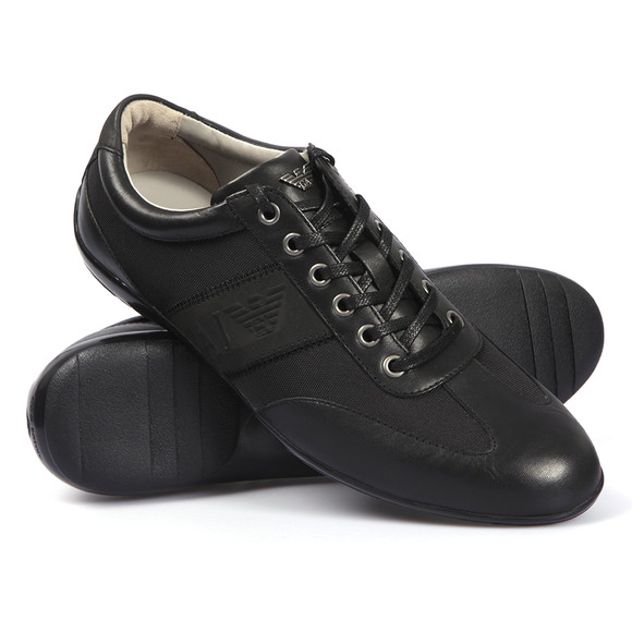 Armani Jeans Mens Black Armani Jeans V6534 Trainer #2